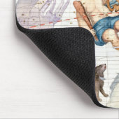 Konstellation Zwillinge mit Canis-Minderjährigem, Mousepad (Ecke)