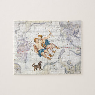 Konstellation Zwillinge mit Canis-Minderjährigem, Puzzle