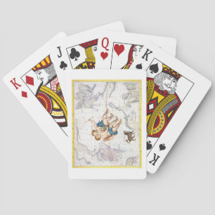 Konstellation Zwillinge mit Canis-Minderjährigem, Spielkarten