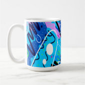 Konstellationen Abstrakter Kunst Kaffeetasse (Links)