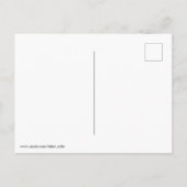 Konstellationen der Mondsegel der Marine und Gold  Postkarte (Rückseite)