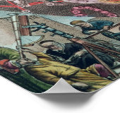 Konstellationen der südlichen Hemisphäre Poster (Ecke)