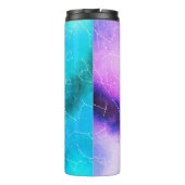 Konstellationen des lila Blauen Raupennebels Thermosbecher (Rückseite)