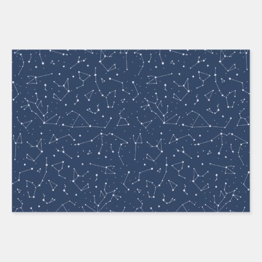 Konstellationen Geschenkpapier Set (Vorderseite)