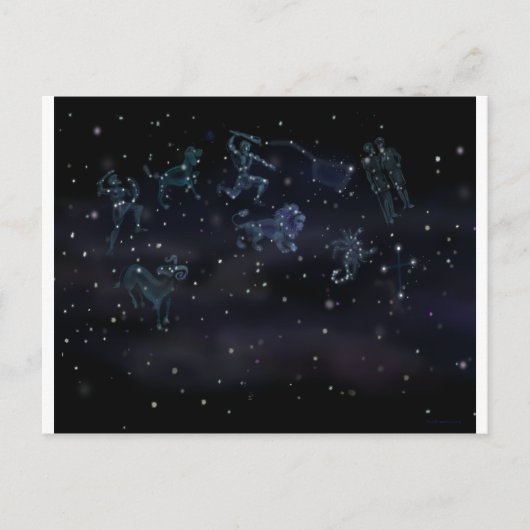 Konstellationen Postkarte (Vorderseite)
