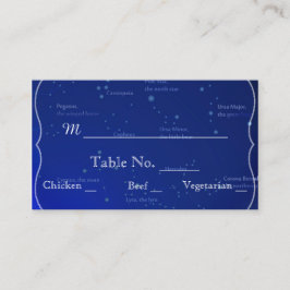 Konstellationen zu Blue Wedding Platzkarten