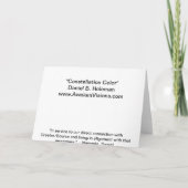 Konstellations-Farbe Karte (Rückseite)