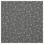 Konstellations-Gewebe - Holzkohle Stoff (Muster)