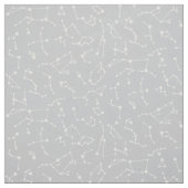 Konstellations-Gewebe - Silber Stoff (Muster)