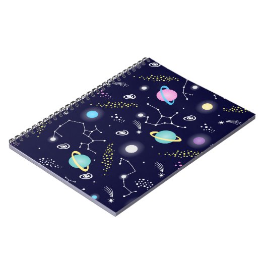 Konstellationsmuster Notizblock (Linke Seite)