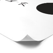 Konstellationsorientierung des Jägerdiagramms Poster (Ecke)