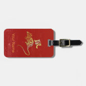 Konstellationszeichen für Ratten Chinesisches Horo Gepäckanhänger (Vorderseite horizontal)