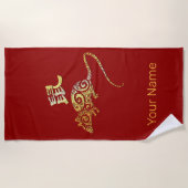 Konstellationszeichen für Ratten Chinesisches Horo Strandtuch (Vorderseite)