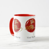 Konstellationszeichen für Ratten Chinesisches Horo Tasse (Vorderseite Links)