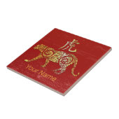 Konstellationszeichen für Tiger-Chinesisches Horos Fliese (Seite)