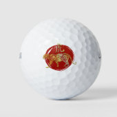 Konstellationszeichen für Tiger-Chinesisches Horos Golfball (Vorderseite)