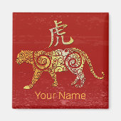 Konstellationszeichen für Tiger-Chinesisches Horos Magnet (Vorne)