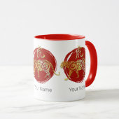 Konstellationszeichen für Tiger-Chinesisches Horos Tasse (VorderseiteRechts)