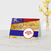 KONSTITUTION DES STAAT-FOTOS KARTE (Gelbe Blume)