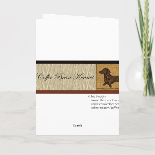 Konstitutiondachsund-Karte Karte (Rückseite)