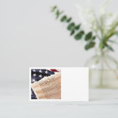 Konstitutionelle Visitenkarten Visitenkarte (Stehend Vorderseite)