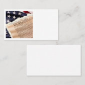 Konstitutionelle Visitenkarten Visitenkarte (Vorne/Hinten)