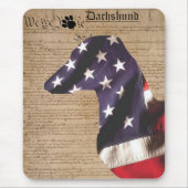 Konstitutions-Dackel Mousepad (Vorne)