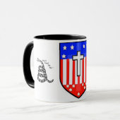 Konstitutions-Kurier treten nicht auf mir! Tasse (Vorderseite Links)