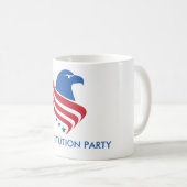 Konstitutions-Party-Kaffee-Tasse Kaffeetasse (VorderseiteRechts)