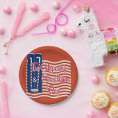 Konstitutions-Tag des Staatsbürgerschafts-Tag| Pappteller (Party)