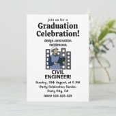 Konstrukteur für zivile Ingenieure, Ziviler Ingeni Einladung (Stehend Vorderseite)