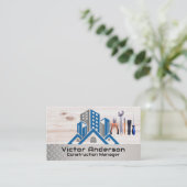 Konstruktierte Gebäude | Handwerkzeuge des Händler Visitenkarte (Stehend Vorderseite)