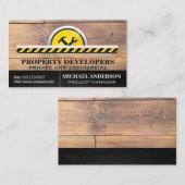 Konstruktion | Auftragnehmer | Carpentry Visitenkarte (Vorne/Hinten)