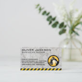 Konstruktion | Betonfarben | Earth Dozer | Builder Visitenkarte (Stehend Vorderseite)