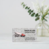 Konstruktion | Betonmischer Terminkarte (Stehend Vorderseite)