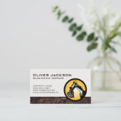 Konstruktion | Bulldozer | Direkte Visitenkarte (Stehend Vorderseite)