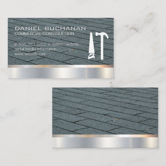 Konstruktion | Dach | Tools zum Anzeigen von Hamme Visitenkarte (Vorne/Hinten)