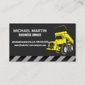 Konstruktion | Dump Truck Visitenkarte (Vorderseite)