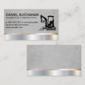 Konstruktion | Earth Digger | Dozer Visitenkarte (Vorne/Hinten)