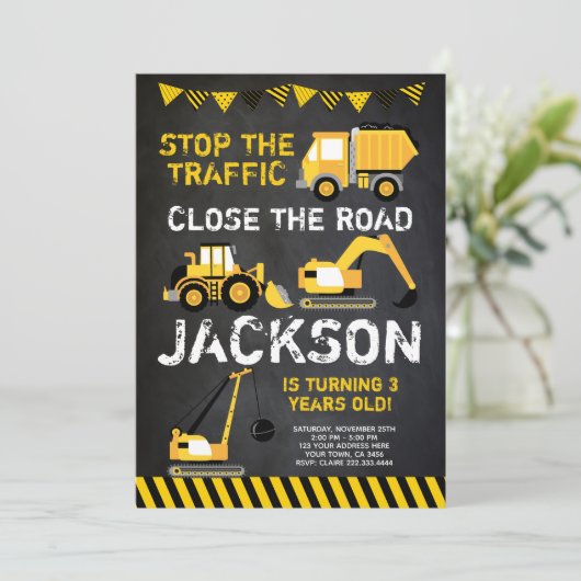 Konstruktion Einladung (Stehend Vorderseite)