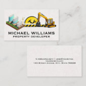 Konstruktion | Entwicklung von Immobilien | Hohe R Visitenkarte (Vorne/Hinten)