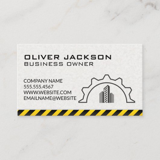 Konstruktion | Geocity-Logo Visitenkarte (Vorderseite)