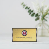 Konstruktion Gerahmter Monogramm-Imitate aus Metal Visitenkarte (Stehend Vorderseite)