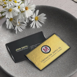 Konstruktion Gerahmter Monogramm-Imitate aus Metal Visitenkarte