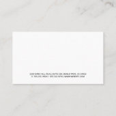 Konstruktion | Handwerkzeuge | Steel Visitenkarte (Rückseite)