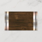 Konstruktion | Hardware | Holzmetall Visitenkarte (Rückseite)