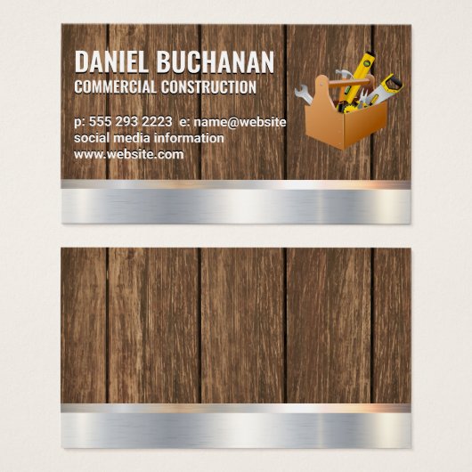 Konstruktion | Holz Metallisch | Toolbox (Vorne & Hinten)