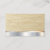 Konstruktion | Holzkörner | Hammer Wrench Logo Visitenkarte (Rückseite)