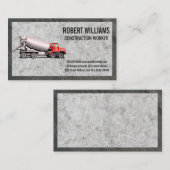 Konstruktion | Illustration zum Betonmischen von L Terminkarte (Vorne/Hinten)