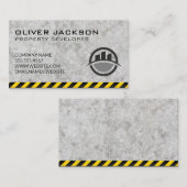 Konstruktion | Immobilienentwickler Visitenkarte (Vorne/Hinten)